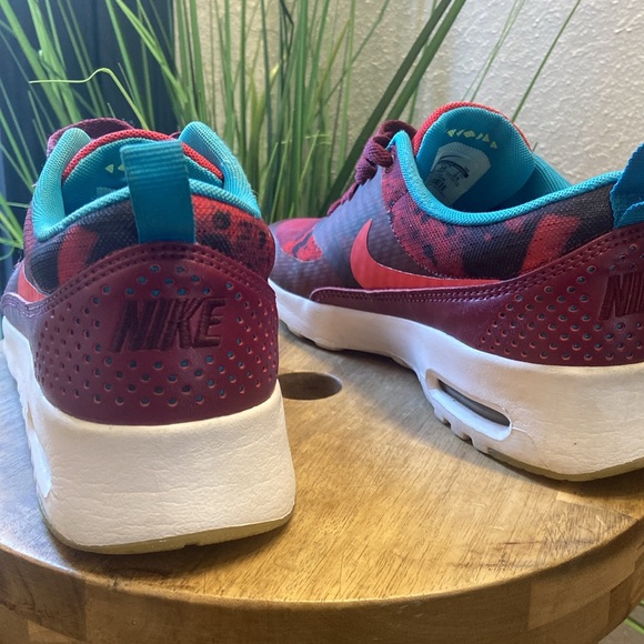 LIMITED EDITION Nike Air Max Thea Print N7 Burgundy Sneakers Women’s Size 7 - Picture 6 of 17